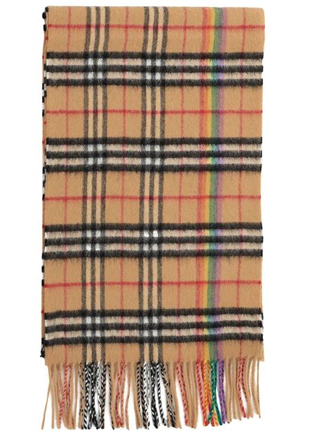 burberry rainbow t scarf|burberry scarf for women.